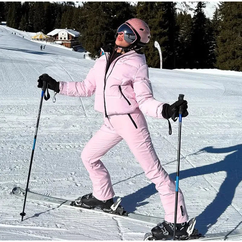 Women's Ski Suits Set Waterproof