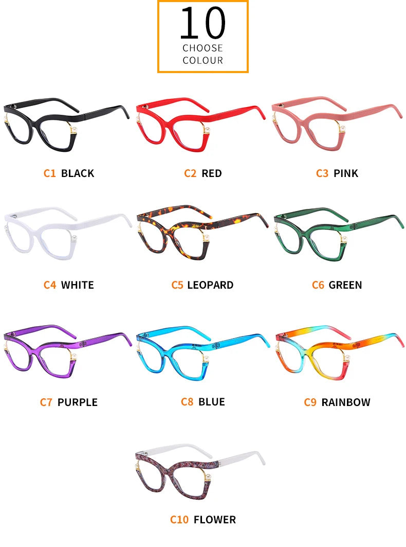 Anti-Blue light and Prescription Fashionable Glasses