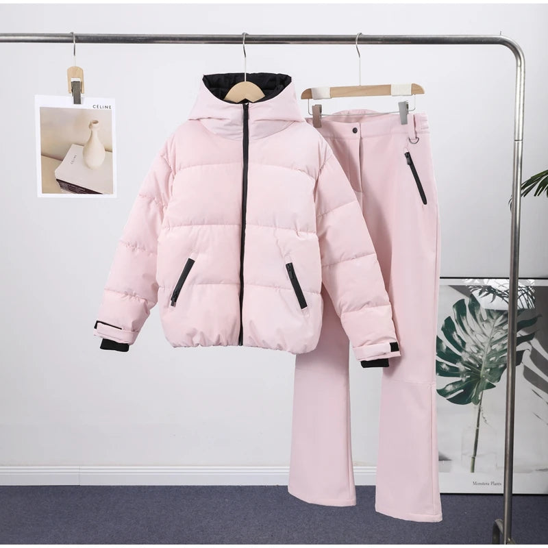 Women's Ski Suits Set Waterproof